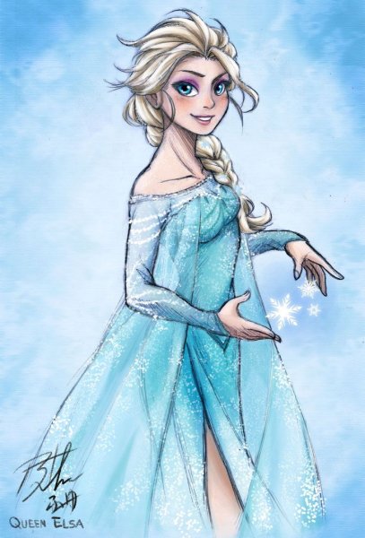 Эльза Фрозен 2 Королева Art