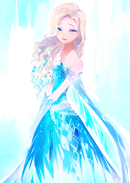 Эльза Фрозен аниме