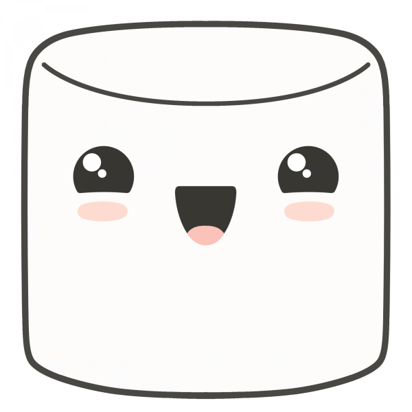 Маршмеллоу с милыми глазками