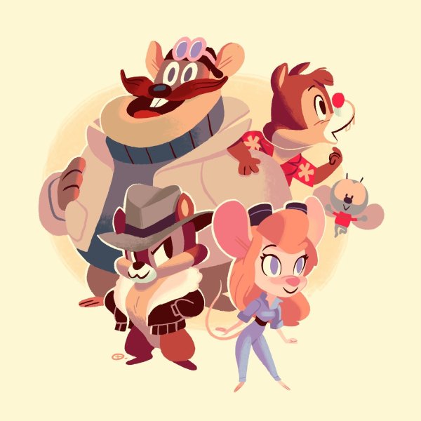 Чип и Дейл спешат арт