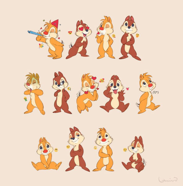 Чип и Дейл Эволюция