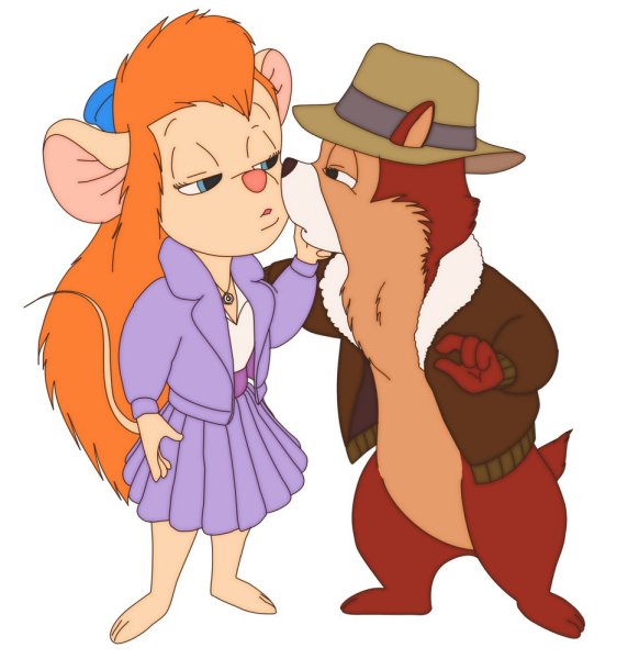 Чип и Дейл спешат на помощь гайка и чип