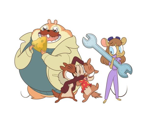 Персонажи мультсериала «чип и Дейл спешат на помощь»