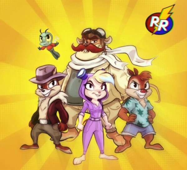 Эрбургерсы чип и Дейл