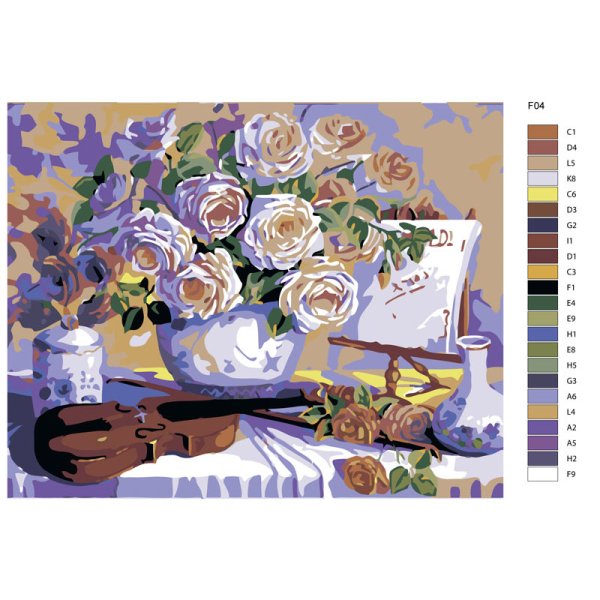 Рисование картин по номерам