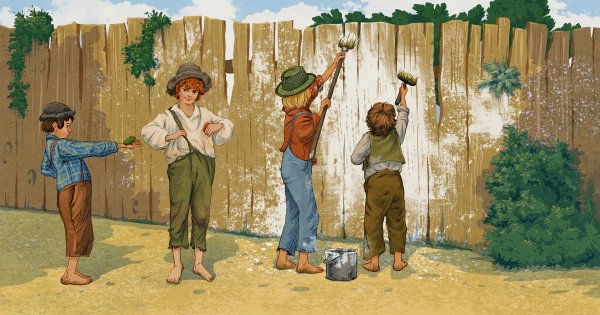 Том Сойер иллюстрации