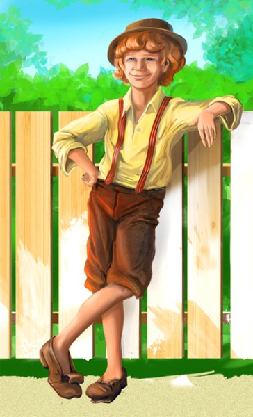 Том Сойер портрет
