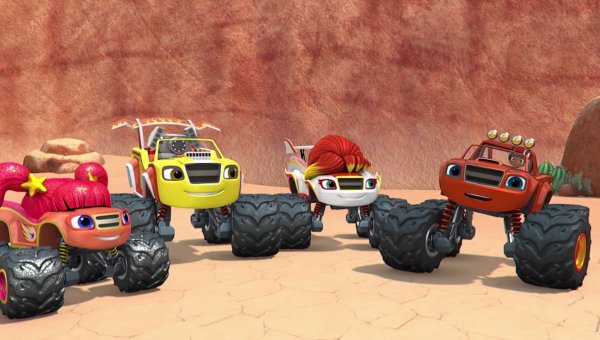 Монстр трак Вспыш мультики