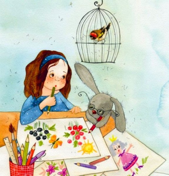 Стихи с рисунками