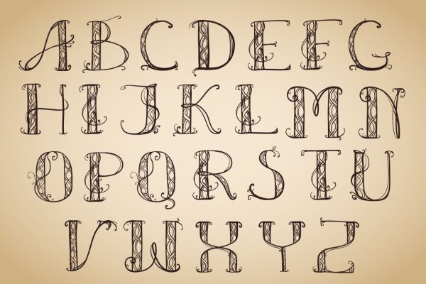 Английские буквы арт