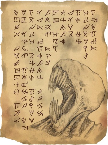 Алфавит Некрономикона Лавкрафт