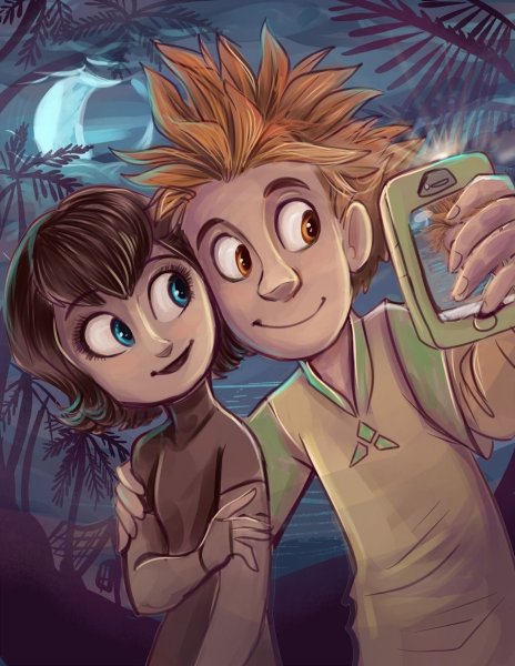 Мэвис и Джонатан арт