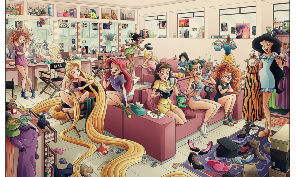 Принцессы Дисней девишник