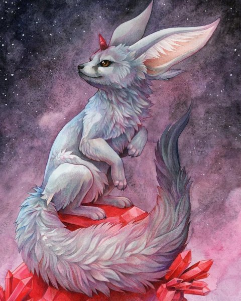 Фамильяр волк Кицунэ