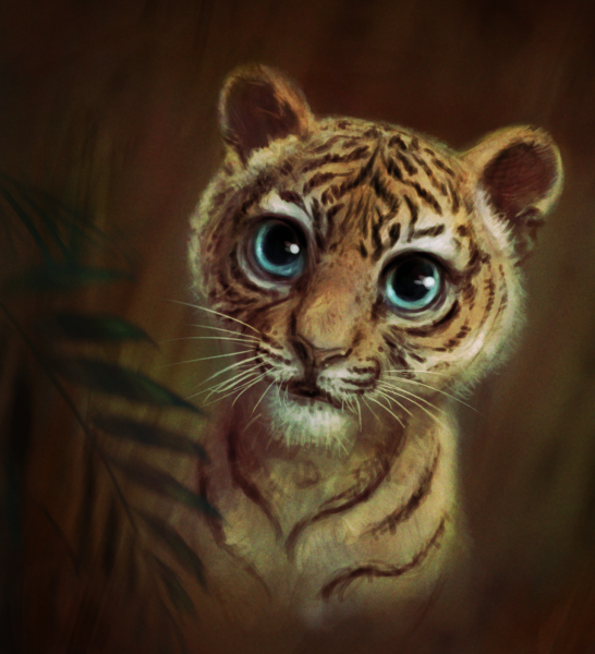 Тигренок арт