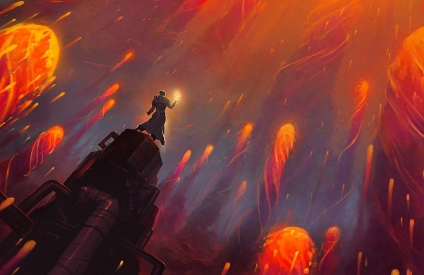 Огненный взрыв фэнтези