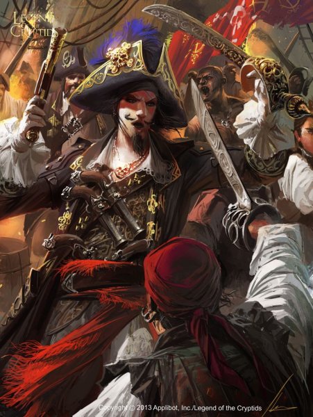 Legend of the cryptids пиратки