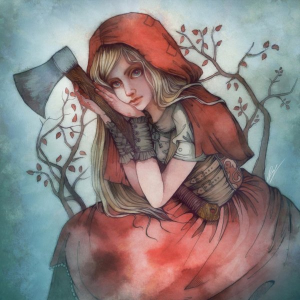 Red Hood красная шапочка арт