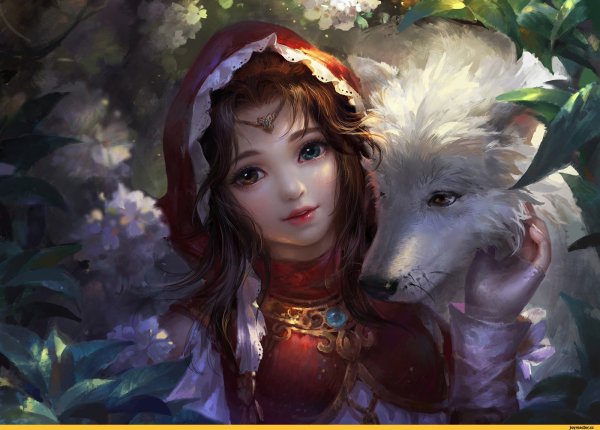 Красная шапочка арты