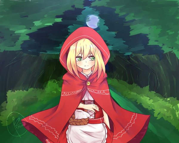 The Dark Side of Red riding Hood арт