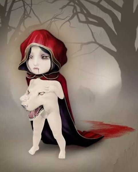 Red Hood красная шапочка арт