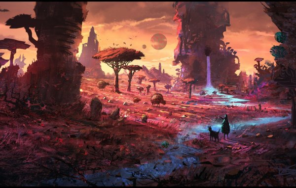 Инопланетные пейзажи