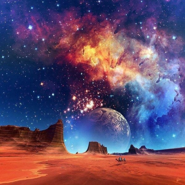 Космические пейзажи картинки