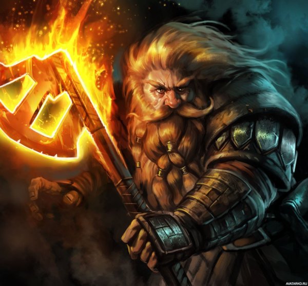 Дварф Берсерк ДНД