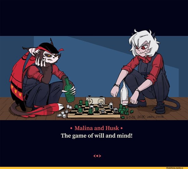 Helltaker and Hazbin Hotel