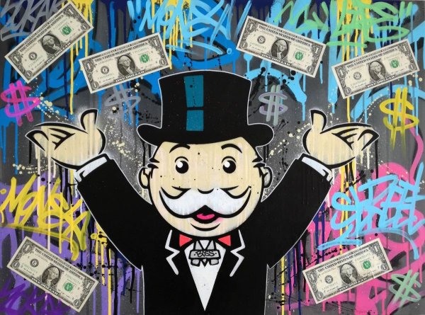 Плакат про деньги