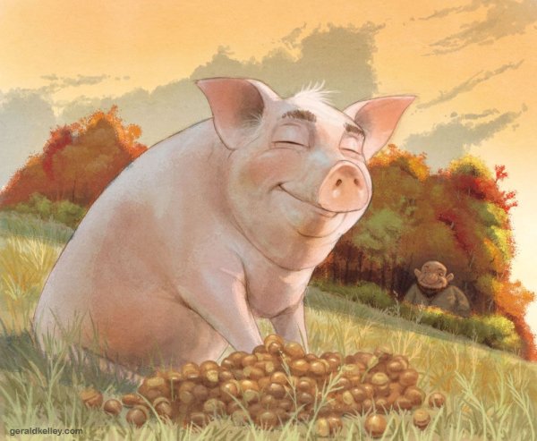 Свинья иллюстрация