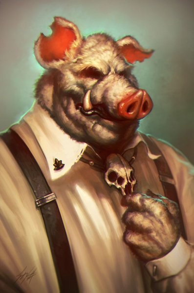 Крутая свинья