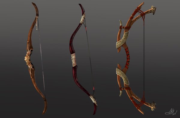 Эльфийский лук референс