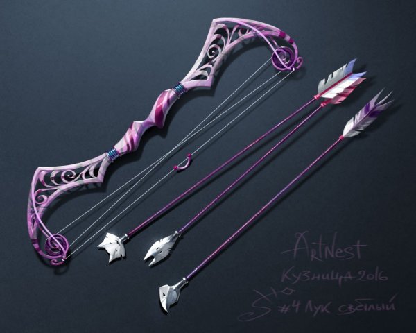 Красивый лук оружие