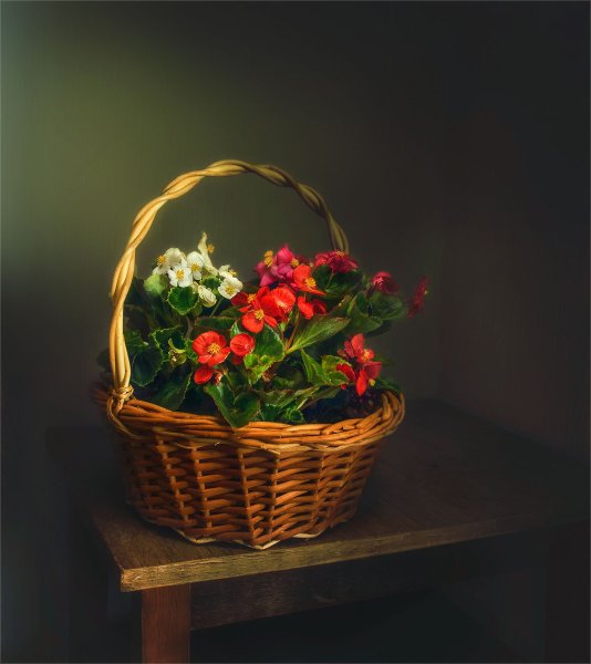Натюрморт с корзиной