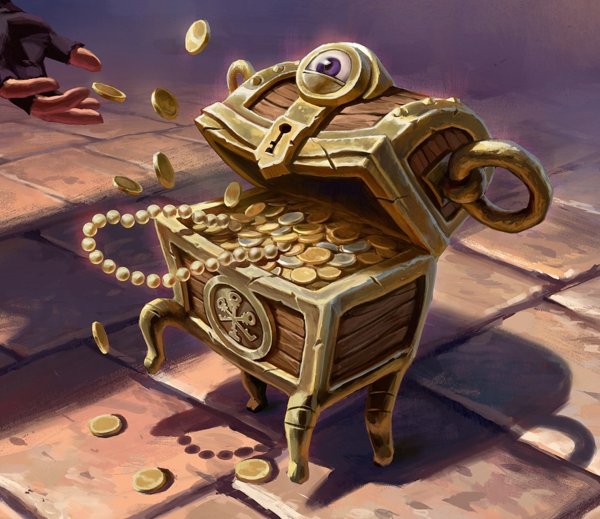 Сундук золота арт