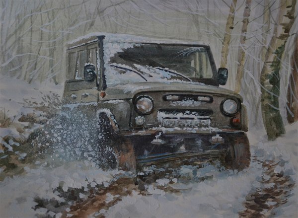 УАЗ Буханка и УАЗ 469 арт