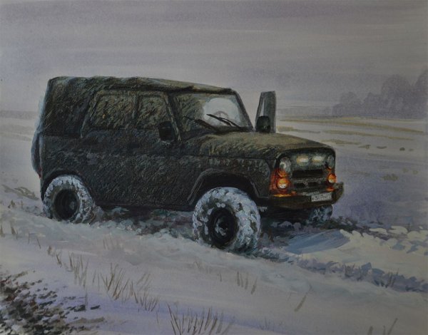 УАЗ Буханка и УАЗ 469 арт