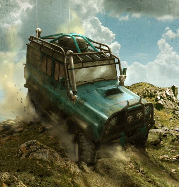 Полный привод: УАЗ 4x4