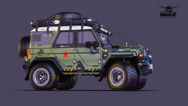 УАЗ Хантер монстр трак