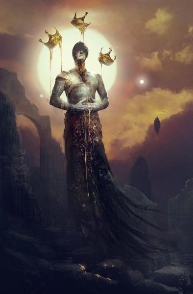 Божество фэнтези арт