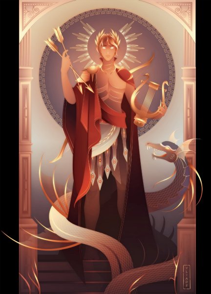 Аполлон Бог Греции Артемида