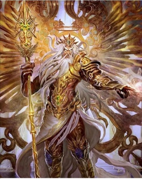 Король тьмы, арт, божество, гримдарк, Титан