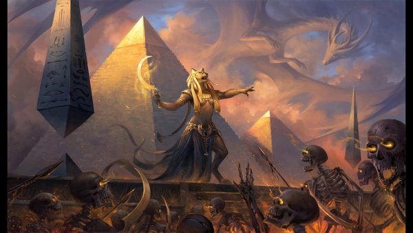 Сехмет арт фэнтези