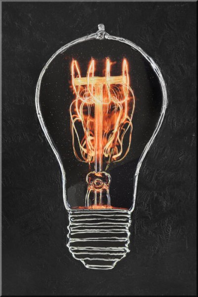 Картина с лампочками