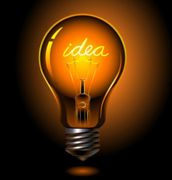 Лампа идея