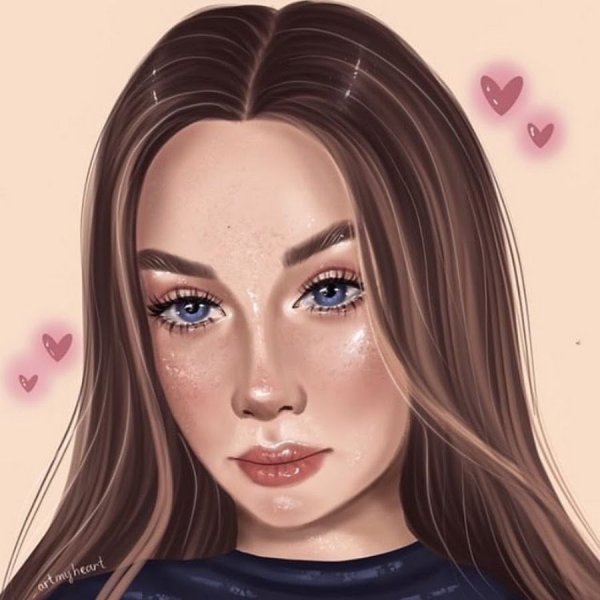 Портрет леди Дианы Зайцевой карандашом