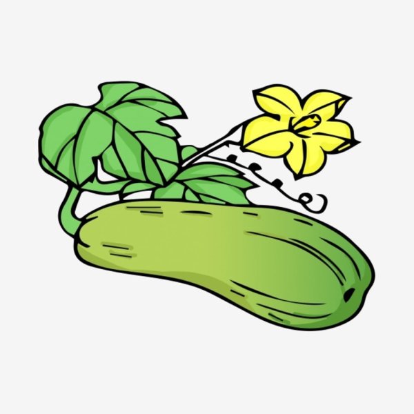 Кабачок мультяшный