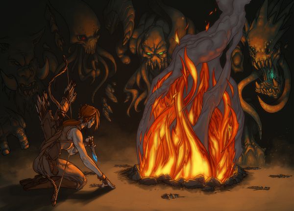 Ведьмы вокруг костра