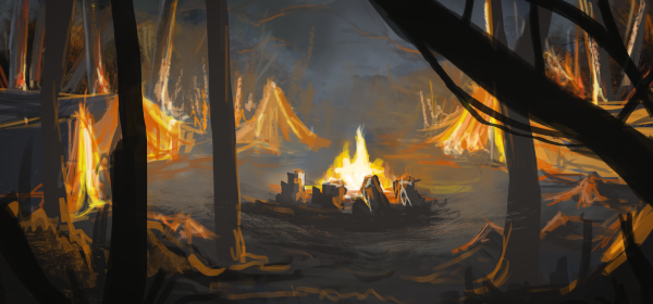 Костер фэнтези